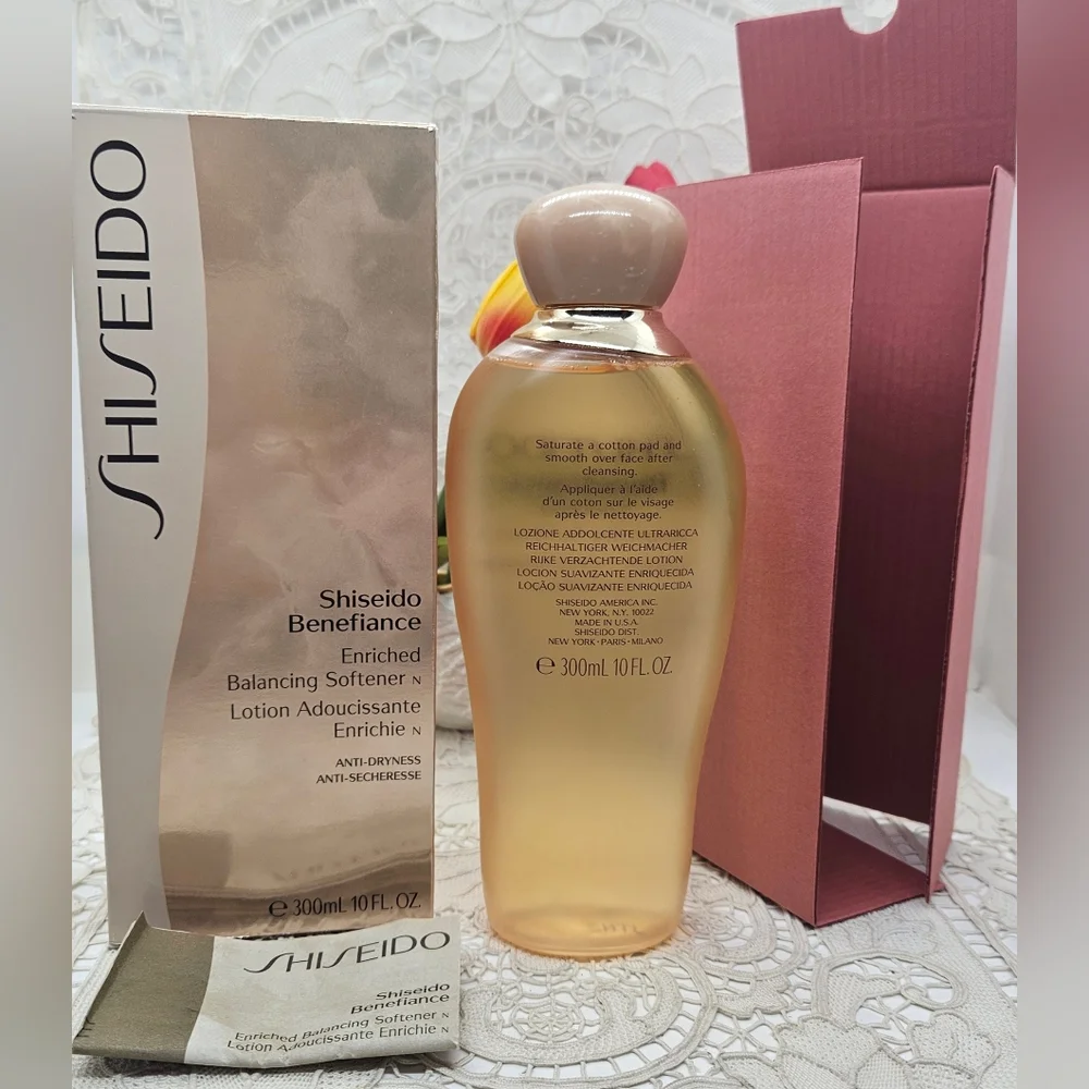 SHISEIDO BENEFIANCE ENRICHED BALANCING SOFTENER 10OZ/300ML NIB